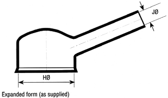 Heat Shrink Right Angle Boots