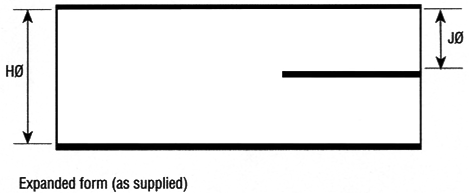 Low Profile Outlet Heat Shrink Shapes