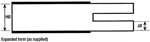 Heat Shrink 2-Way Outlet Shapes