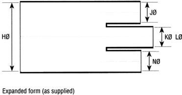 Heat Shrink 4-Way Outlet Shapes