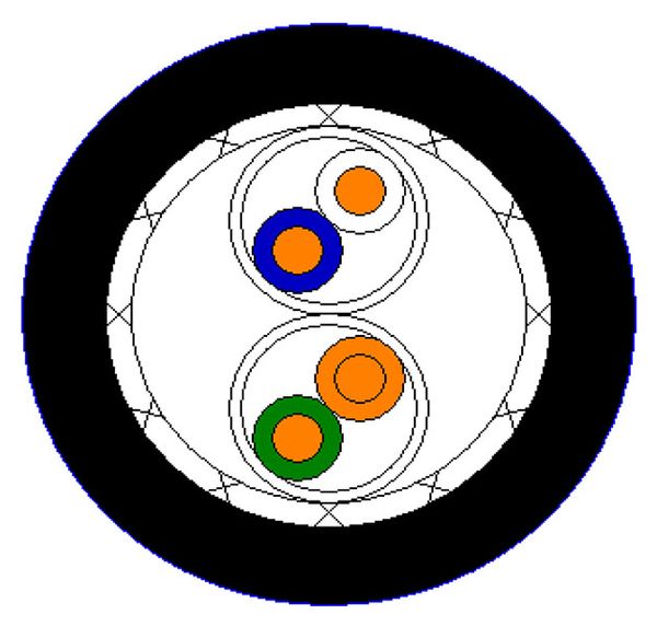 100 Ohm 26 AWG 2 Pair Data Cables - Low Smoke Zero Halogen